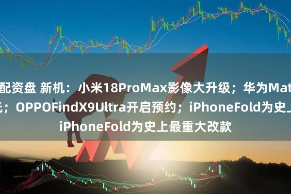配资盘 新机：小米18ProMax影像大升级；华为Mate90屏幕曝光；OPPOFindX9Ultra开启预约；iPhoneFold为史上最重大改款